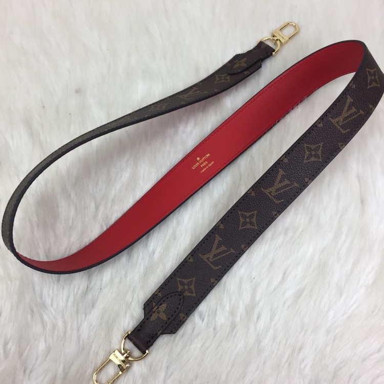 LOUİS VUİTTON BANDOULİERE MONOGRAM STRAP KIRMIZI